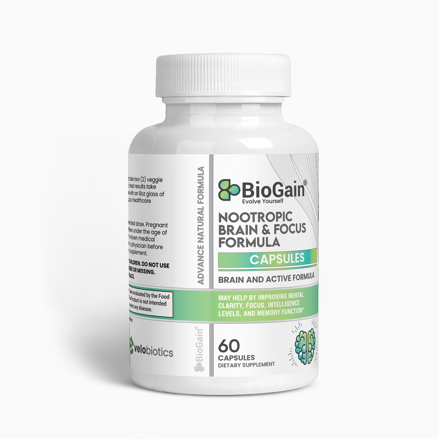 BioGain® Nootropic Brain & Focus Formula