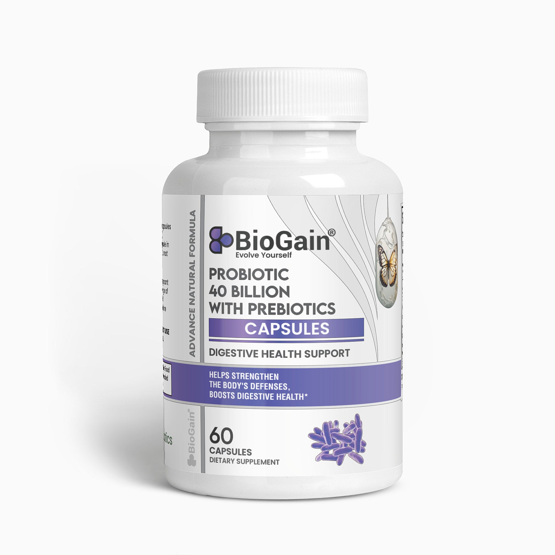 BioGain® Probiotic 40 Billion with Prebiotics