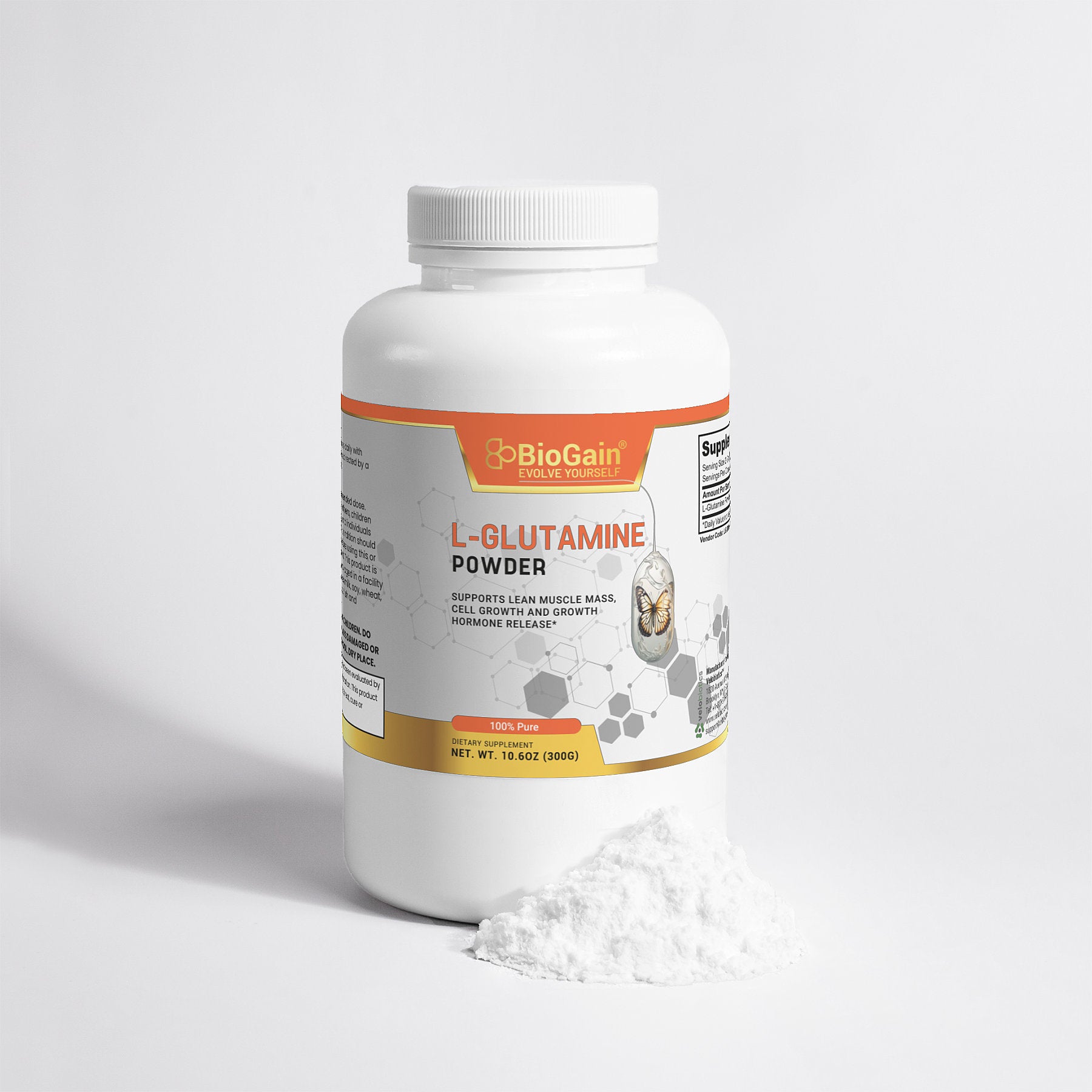 BioGain® L-Glutamine Powder