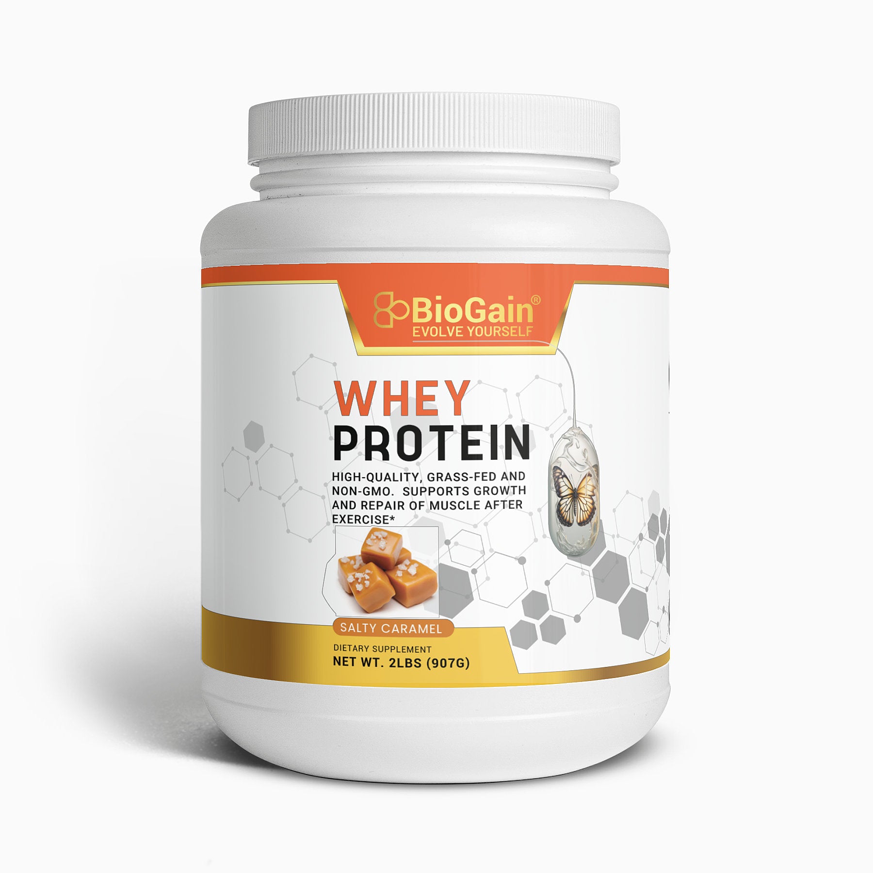 BioGain® Whey Protein (Salty Caramel Flavour)