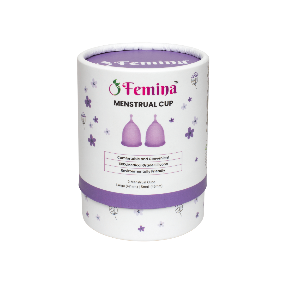 Femina Menstrual Cups – Large & Small Value Pack