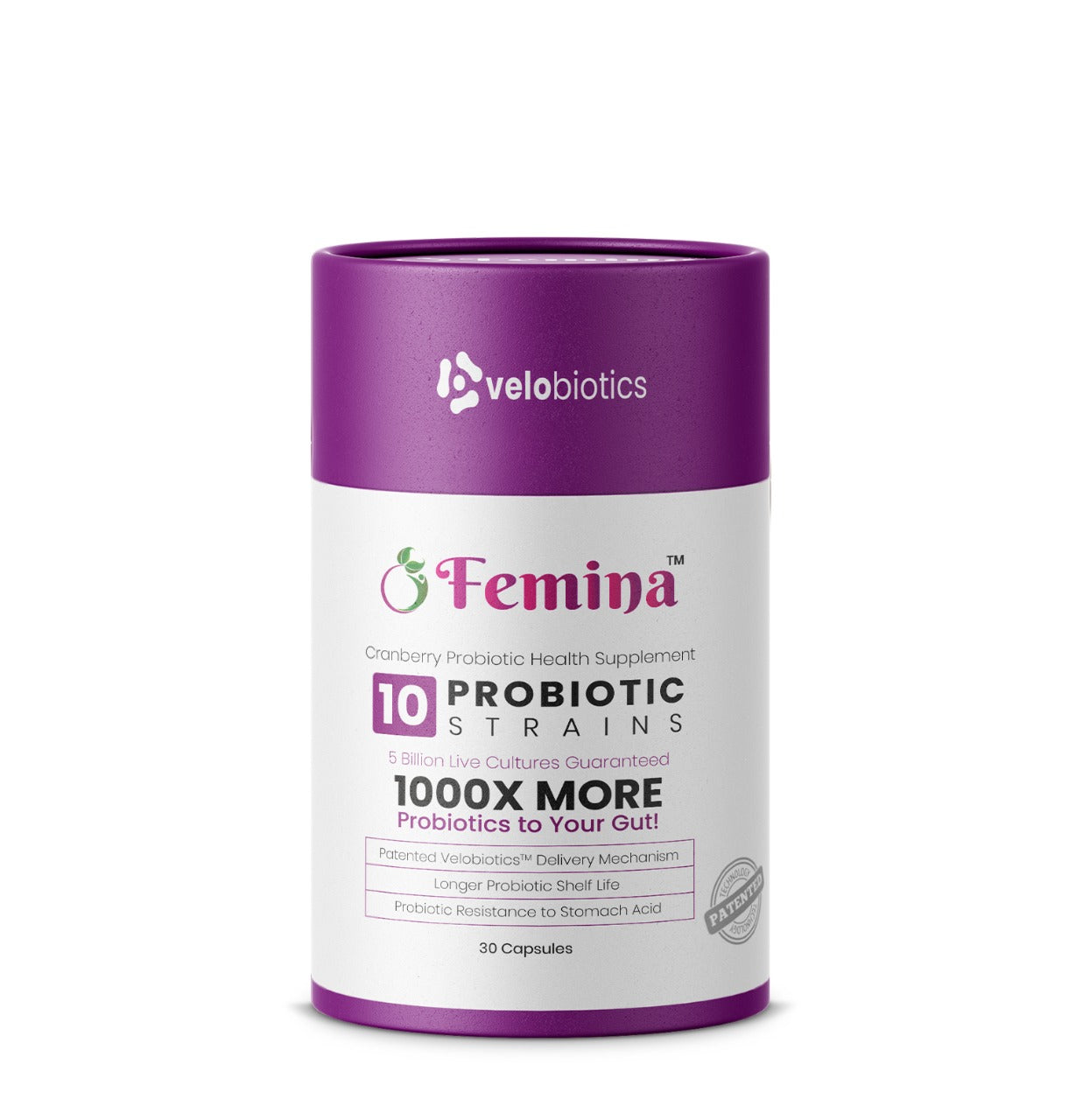 Femina™ Probiotic Capsules with Cranberry Extract for Women